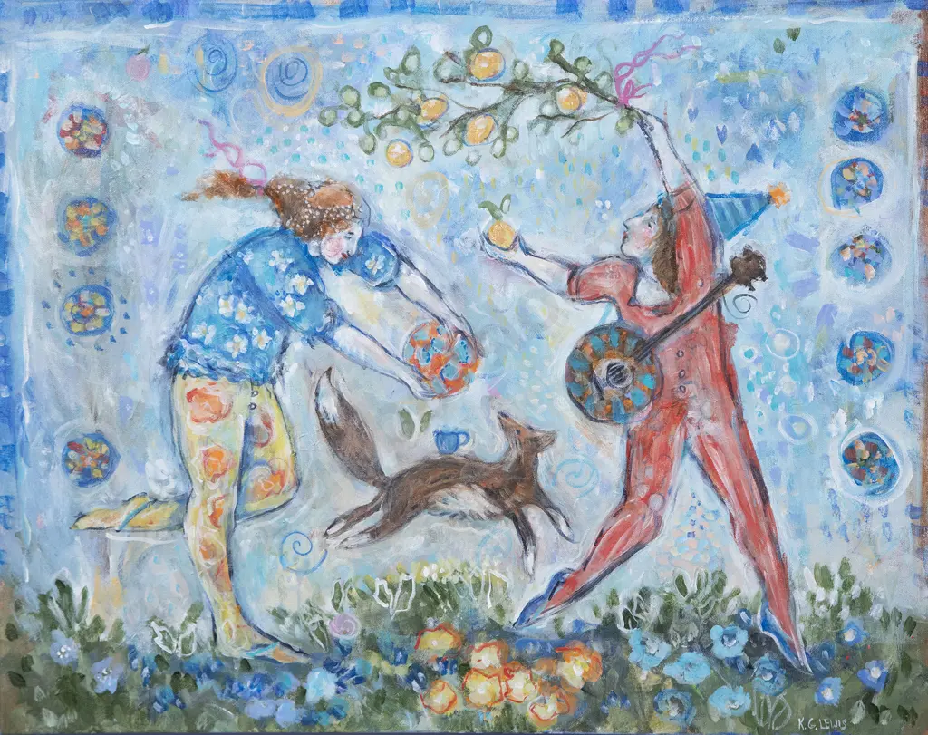 Katherine Lewis (American) - A Jaunt with Fox Image 1++