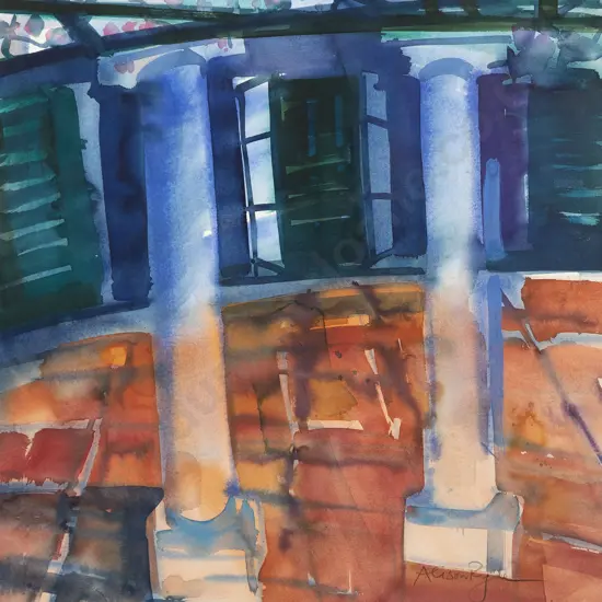 Alison Ryde - Terrace Painting 2