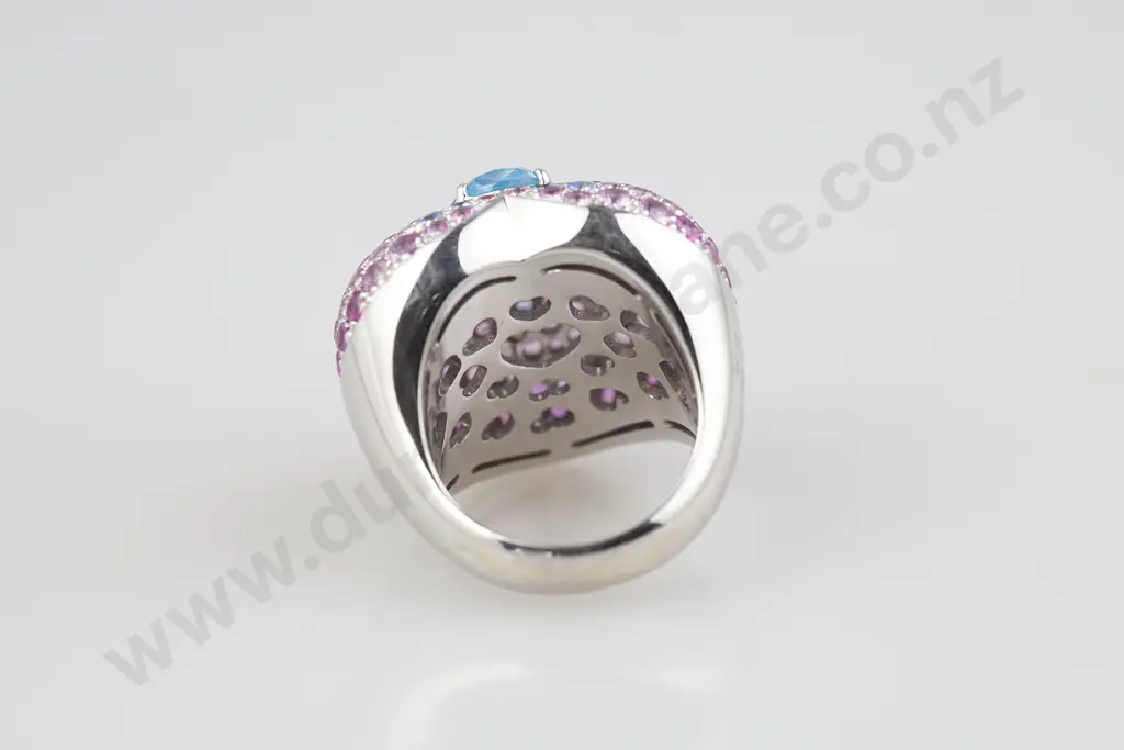 Pasquale Bruni (Italy) 18ct White Gold Topaz Image 1++