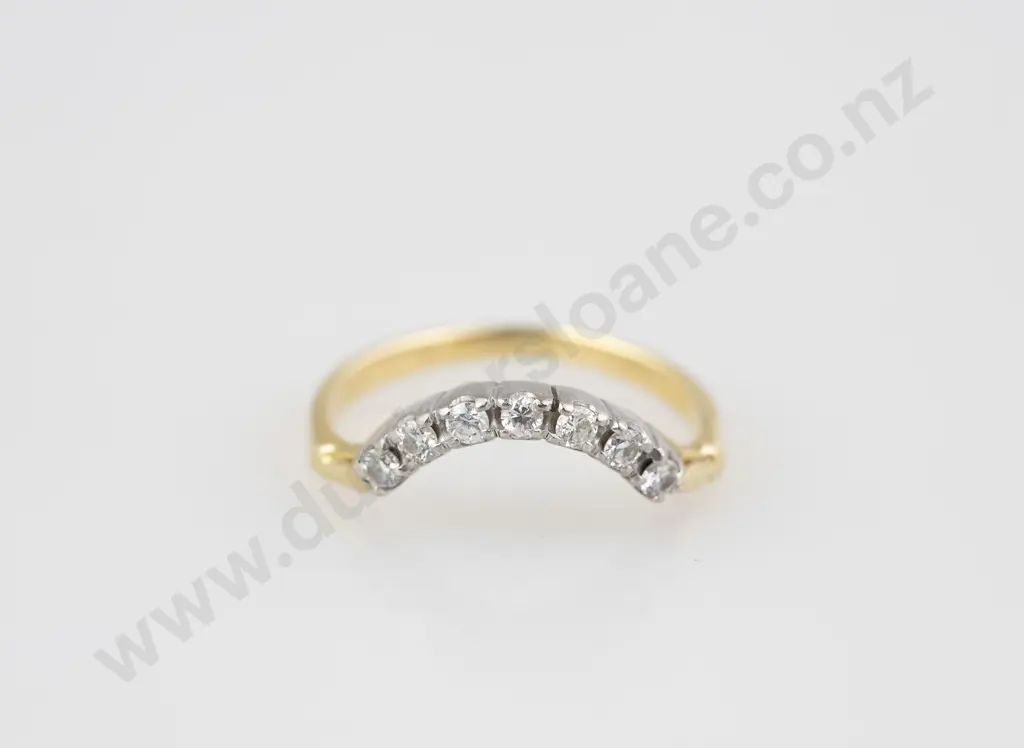18ct 13stone Sapphire and Diamond Cluster Ring Image 1++