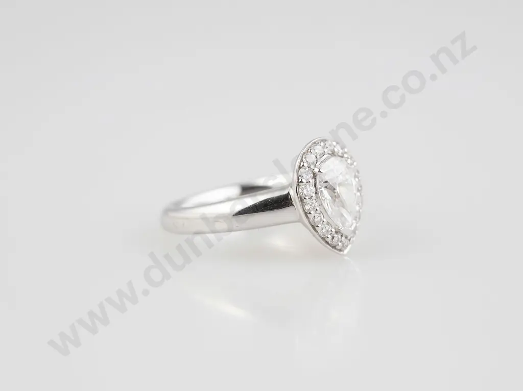 18ct White Gold 18stone Diamond Cluster Ring Image 1++
