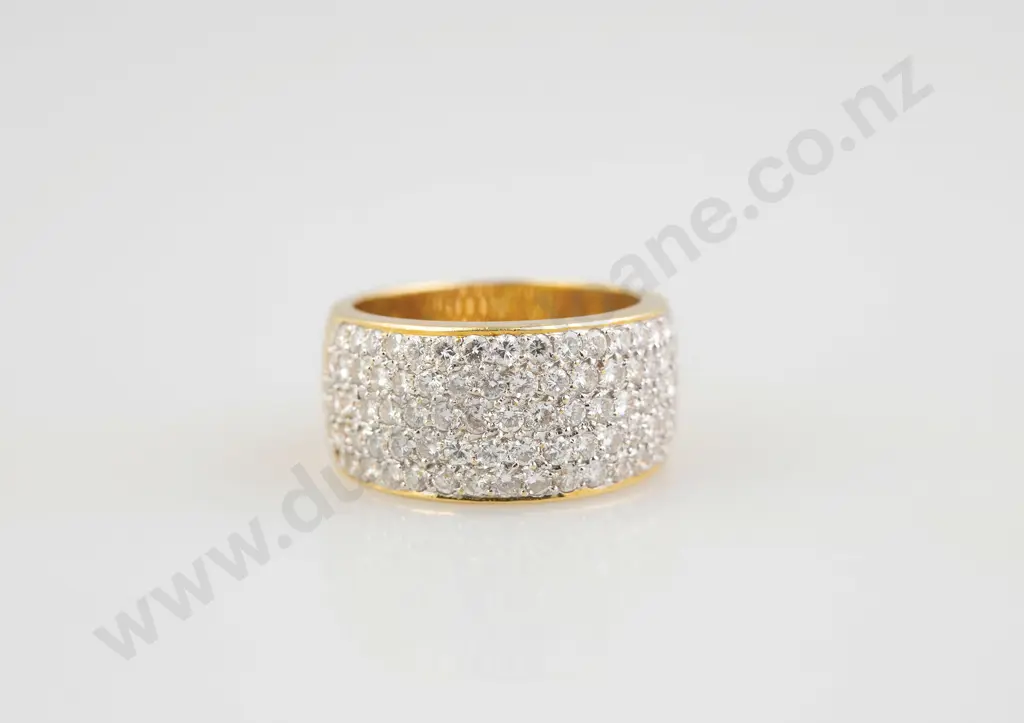 18ct 84stone Diamond Fancy Band Ring Image 1++