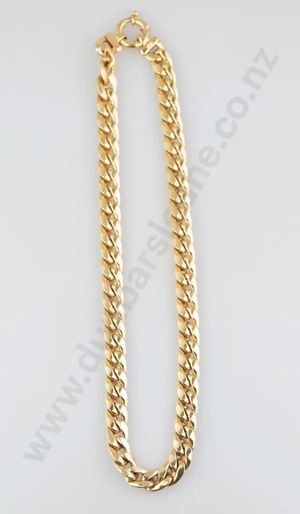 9ct Modern Yellow and Rose Gold Necklace Image 1++
