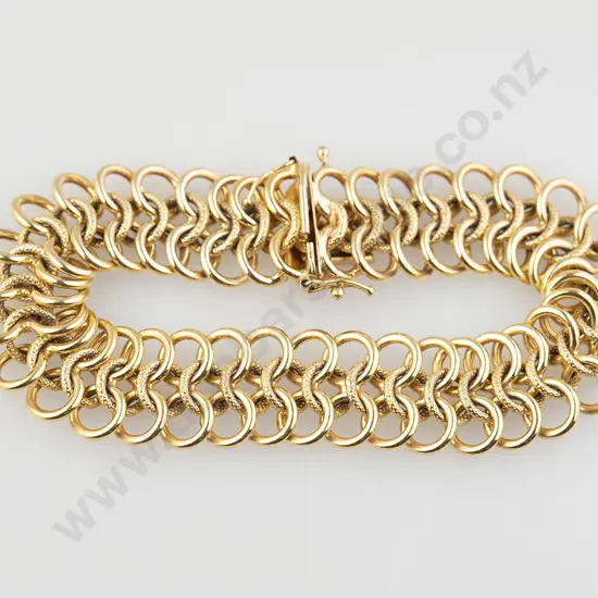 9ct Fancy Link Bracelet