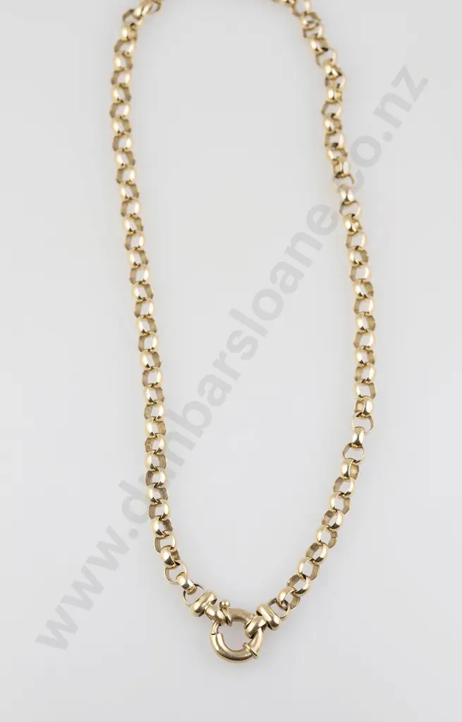 9ct Trace Link Neck Chain Image 1++