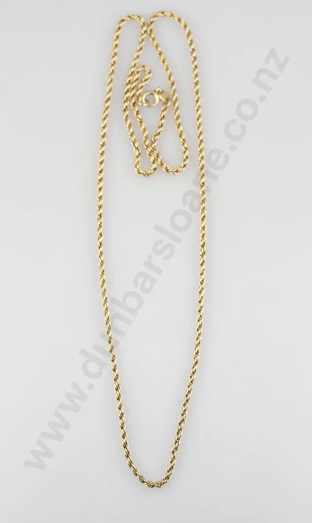 14ct Rope Twist Neck Chain Image 1++