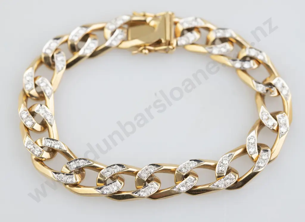 18ct 68stone Diamond Bracelet Image 1++