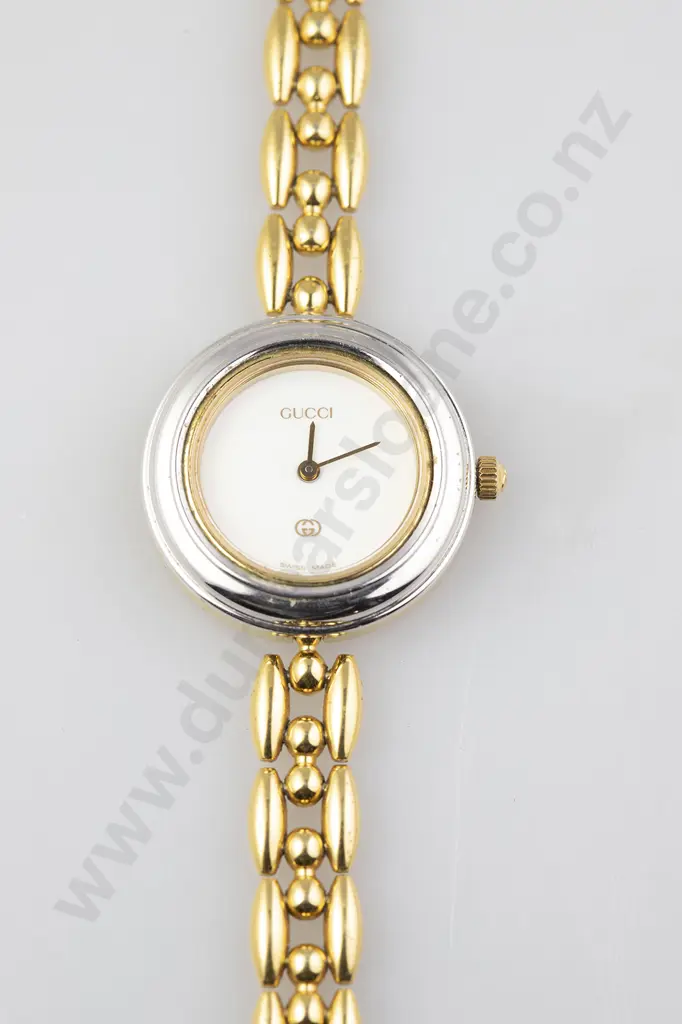 Vintage Gucci Gold Plated Watch Bezel Colour Change Image 1++