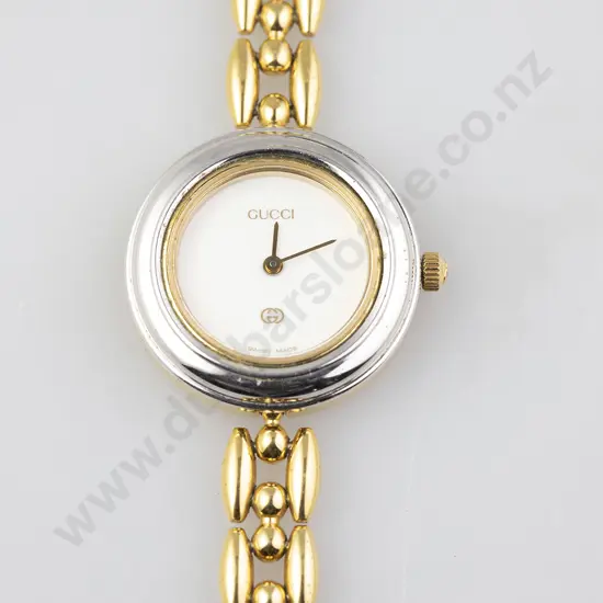 Vintage Gucci Gold Plated Watch Bezel Colour Change