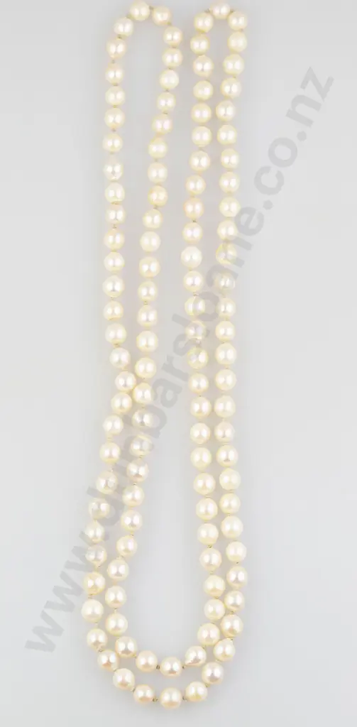 Single Strand Uniform Cultured Pearl Necklace Image 1++