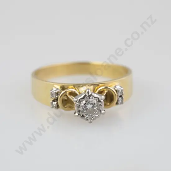 18ct Solitaire Diamond Ring