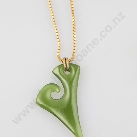 NZ Greenstone Pendant