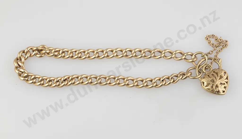 9ct Curb Link Bracelet Image 1++