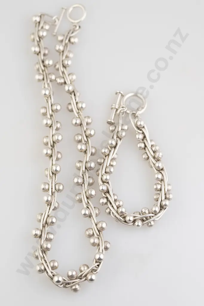 .925 Mexican Silver Necklace Image 1++
