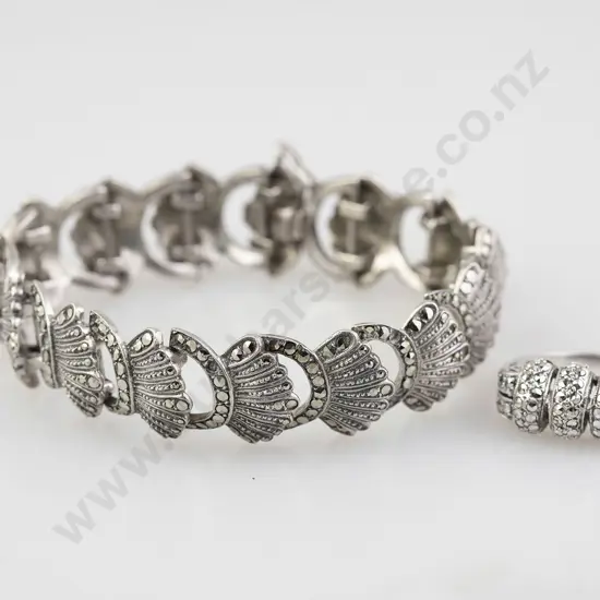 Vintage S/S Marcasite Bracelet