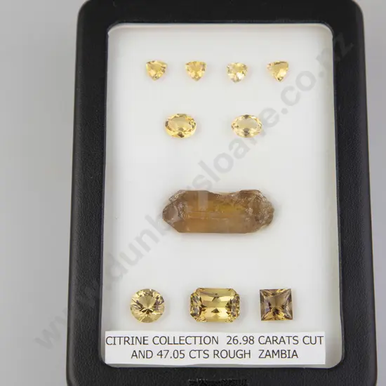 Collection Unmounted Citrines