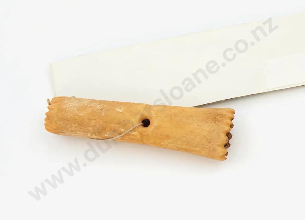 C18/19th Bone Puhoro (pendant toggle) Image 1++