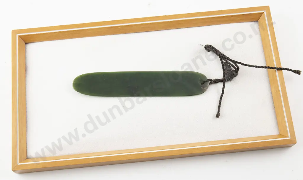 C18/19th Pounamu Kuru (Pendant) (Y21146) Image 1++