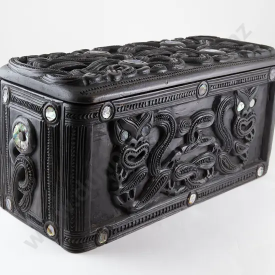 Late C19th/early C20th Pouaka (Box)
