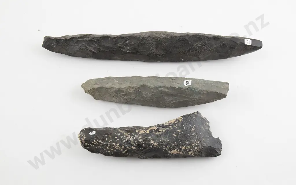 Two Stone Whao/Chisel & Stone Toki/Adze (Y21168, 21169) Image 1++