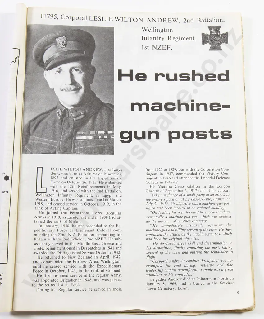 NZ WWII 'Lemon Squeezer' Hat Image 1++
