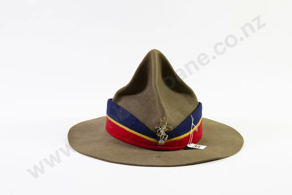 NZ WWII 'Lemon Squeezer' Hat Image 1++