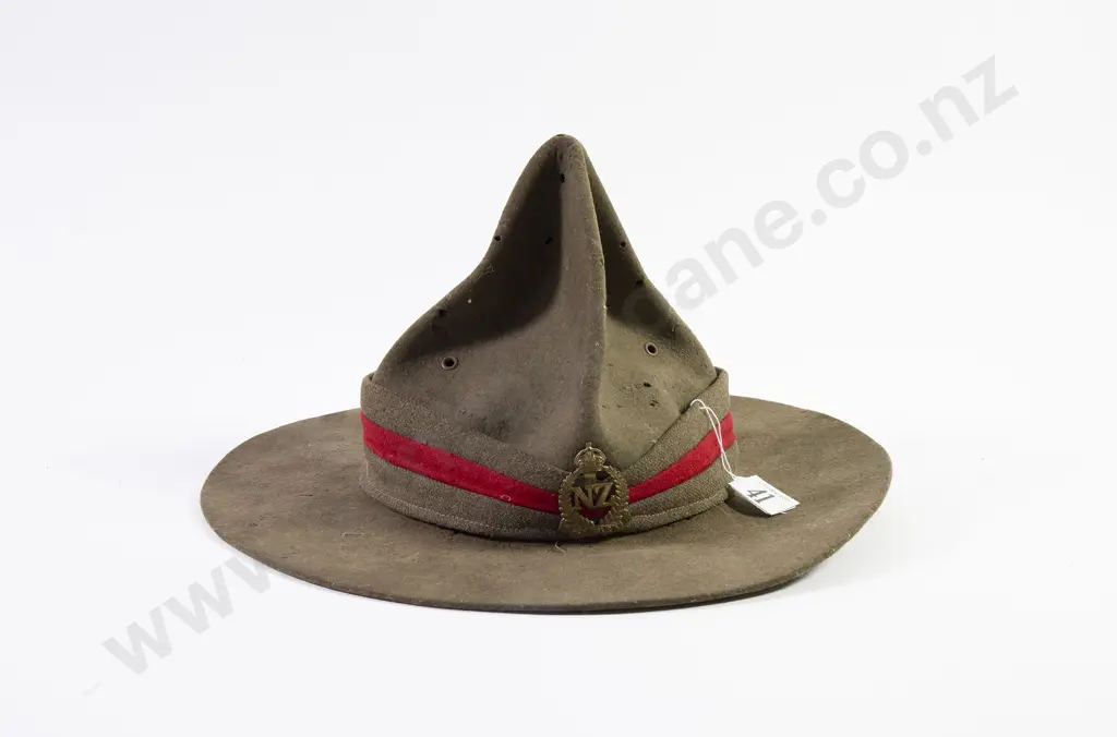 NZ WWII 'Lemon Squeezer' Hat Image 1++