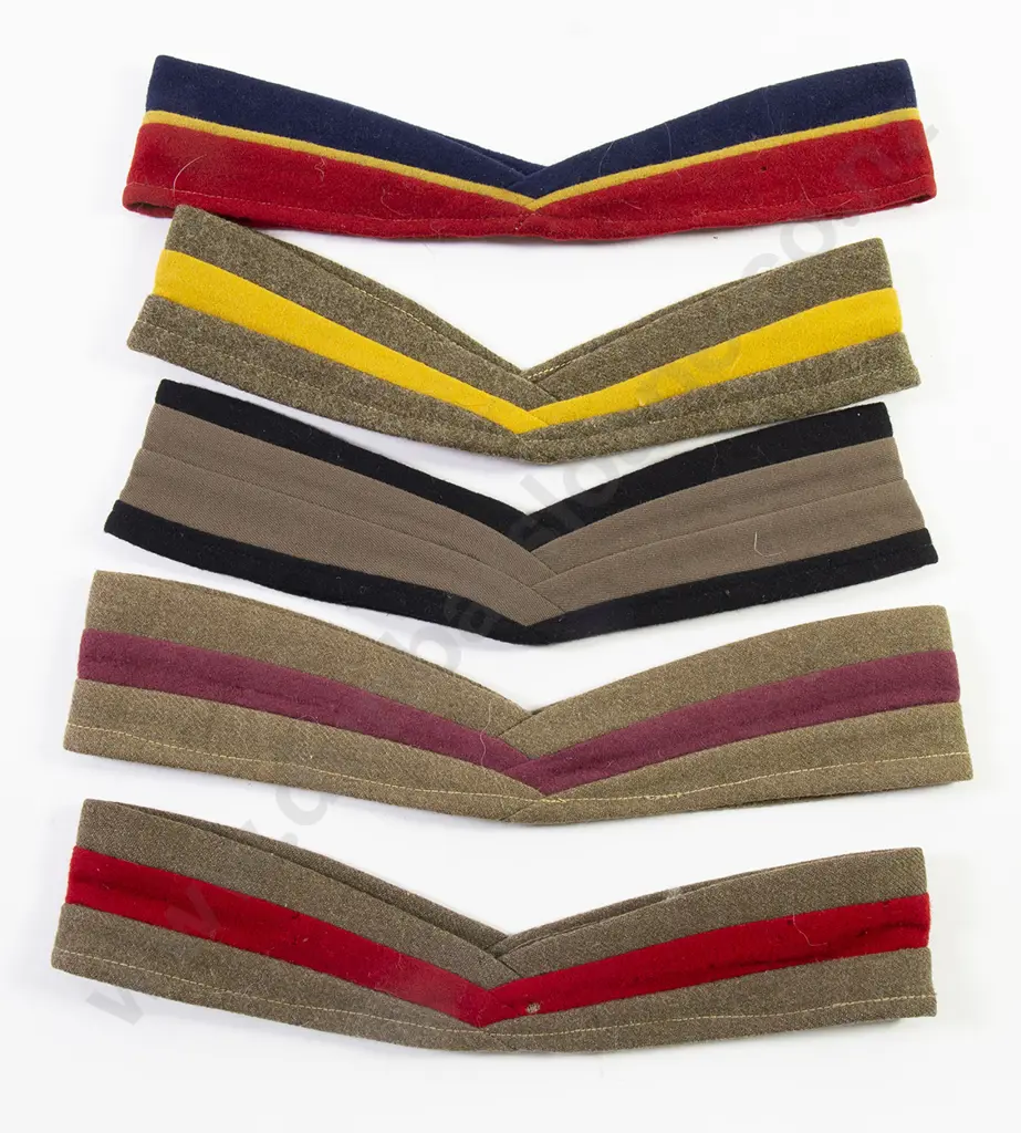 Five Various NZ Army Corps Puggarees Image 1++