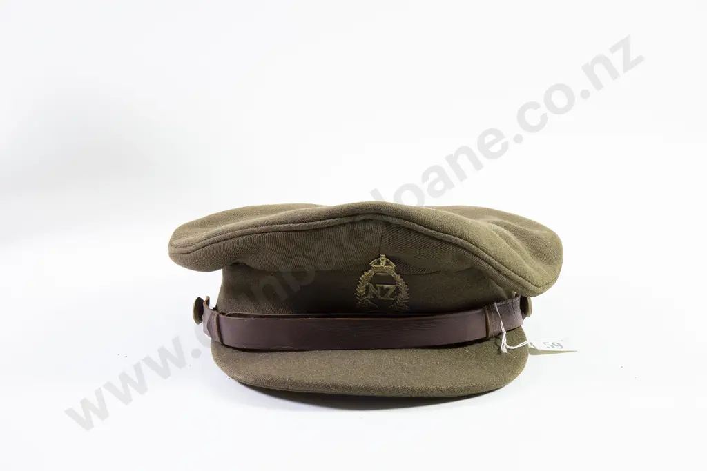 WWII Officer Peaked Visor Cap Image 1++