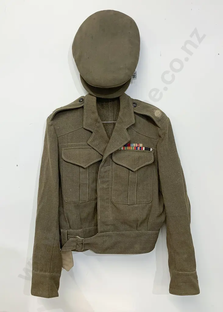 WWII Officer Peaked Visor Cap Image 1++