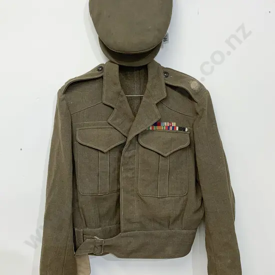 WWII Officer Peaked Visor Cap
