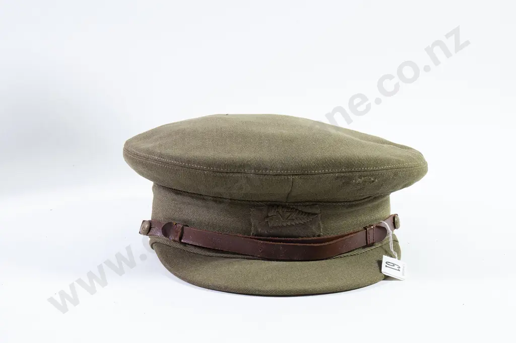 WWII Officer Peaked Stiff Visor Cap Image 1++