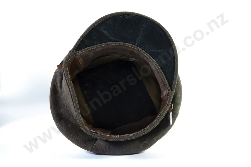 WWII Officer Peaked Stiff Visor Cap Image 1++