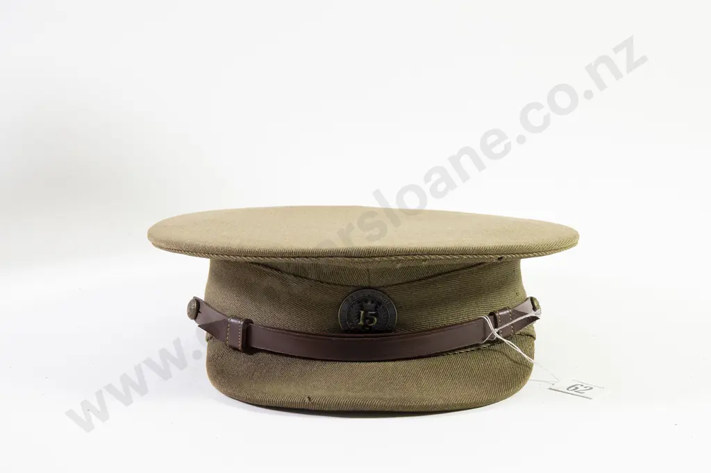 WWII Officer Peaked Stiff Visor Cap Image 1++
