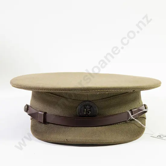 WWII Officer Peaked Stiff Visor Cap