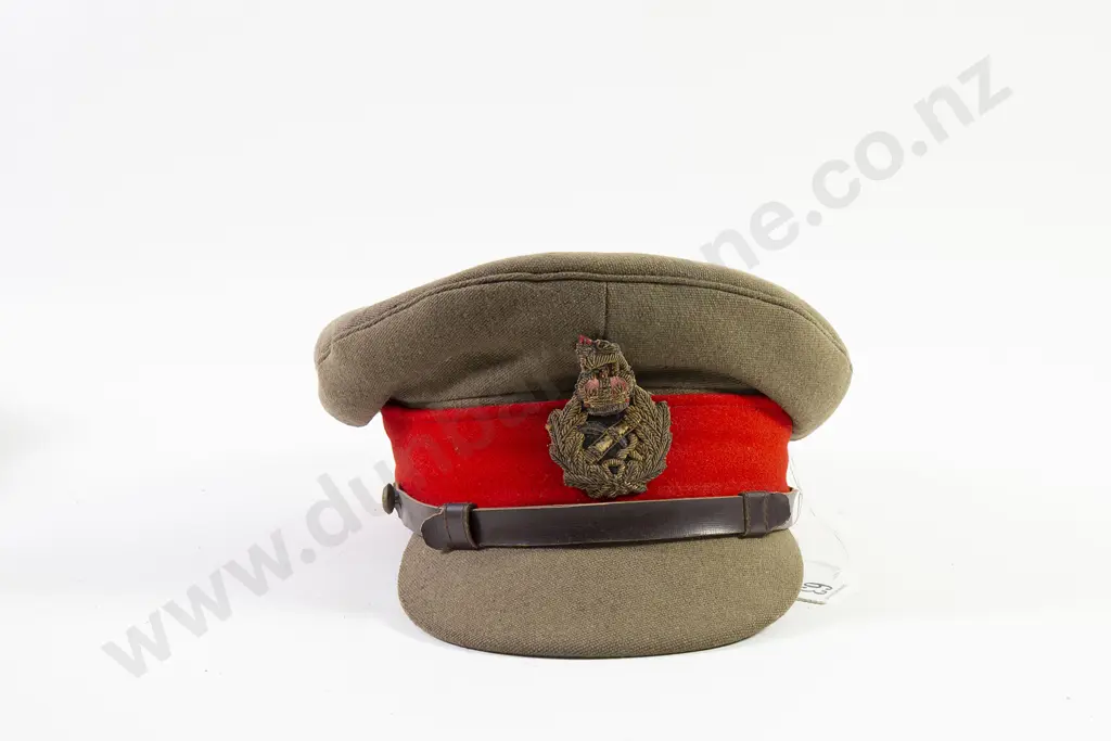 WWII Officer Peaked Visor Cap Image 1++