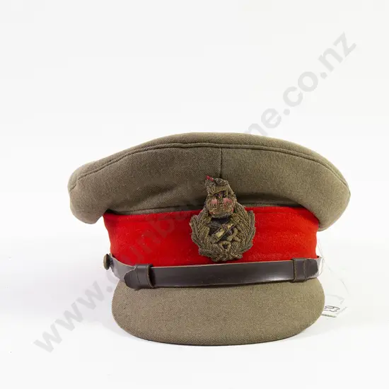 WWII Officer Peaked Visor Cap