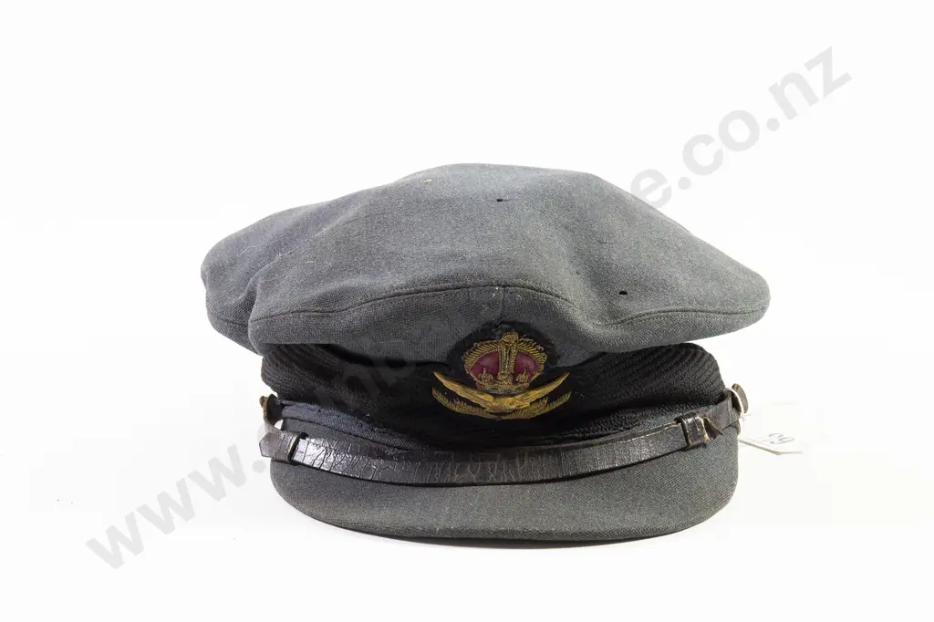 WWII Air Force Officer Peaked Visor Cap Image 1++