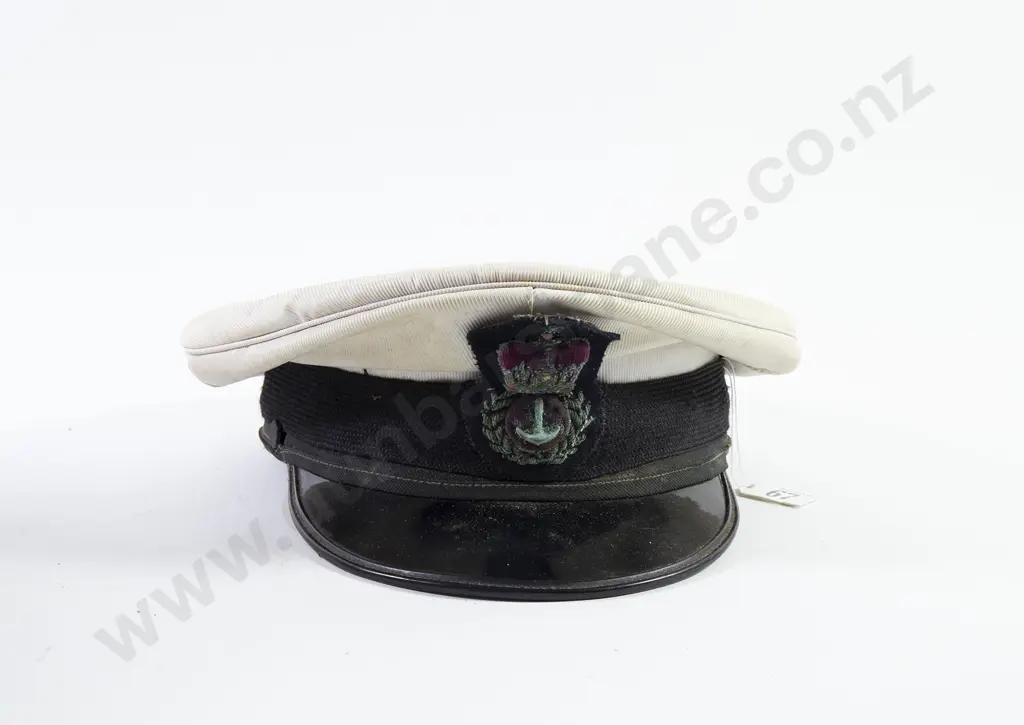 WWII Naval Office Peaked Visor Cap Image 1++