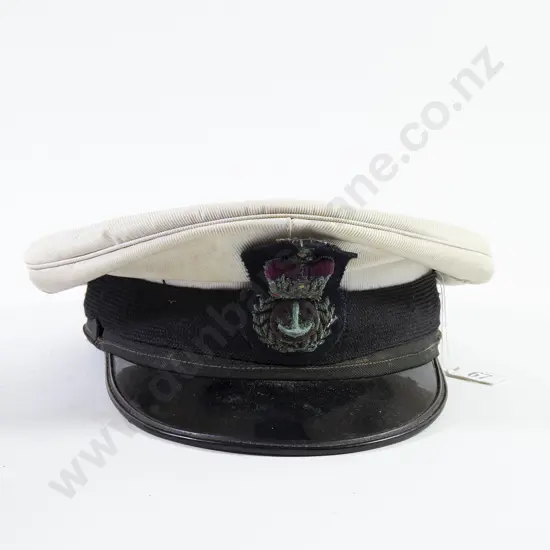 WWII Naval Office Peaked Visor Cap