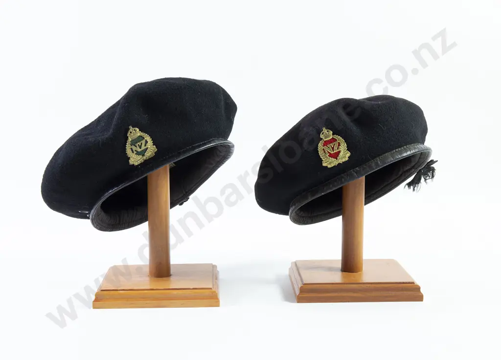 Two WWII Army Black Berets Image 1++
