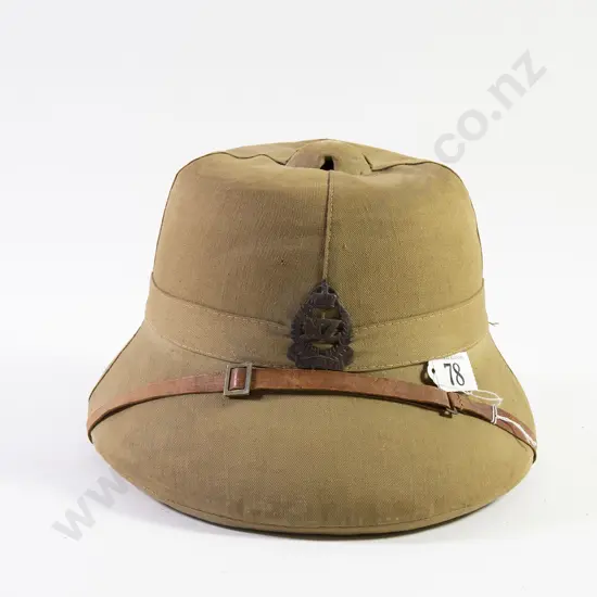 NZ WWII Pith Sun Helmet