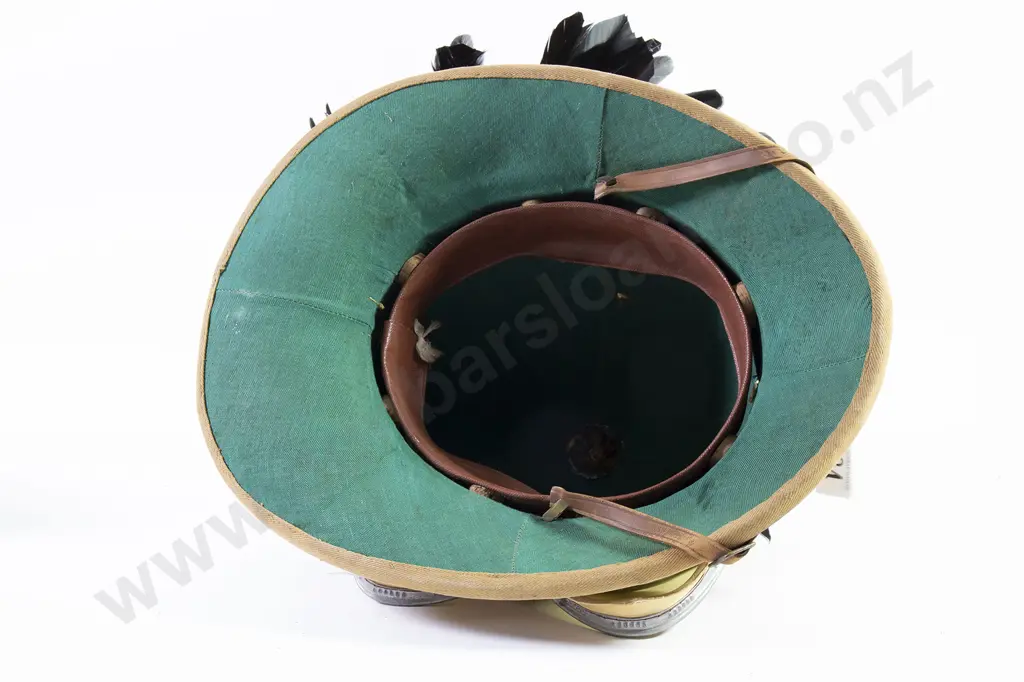 Post WWII Italian 8th Rgt Bersaglieri Pith Helmet Image 1++