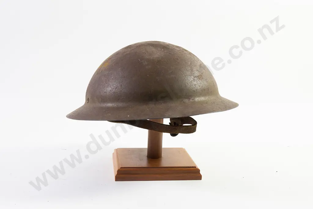 Two WWII Brodie Steel Helmets Image 1++