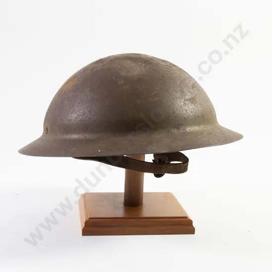 Two WWII Brodie Steel Helmets