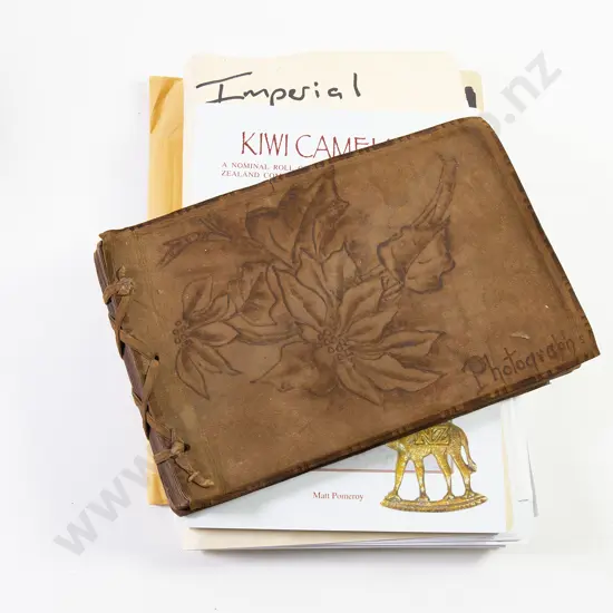 NZ WWI Egypt Collection; various Imperial Camel Corps Research