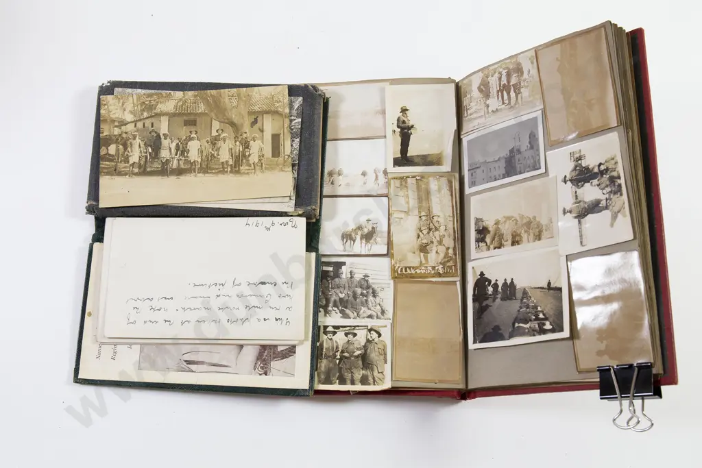 Small Album WWI Military Photo Snapshots Image 1++