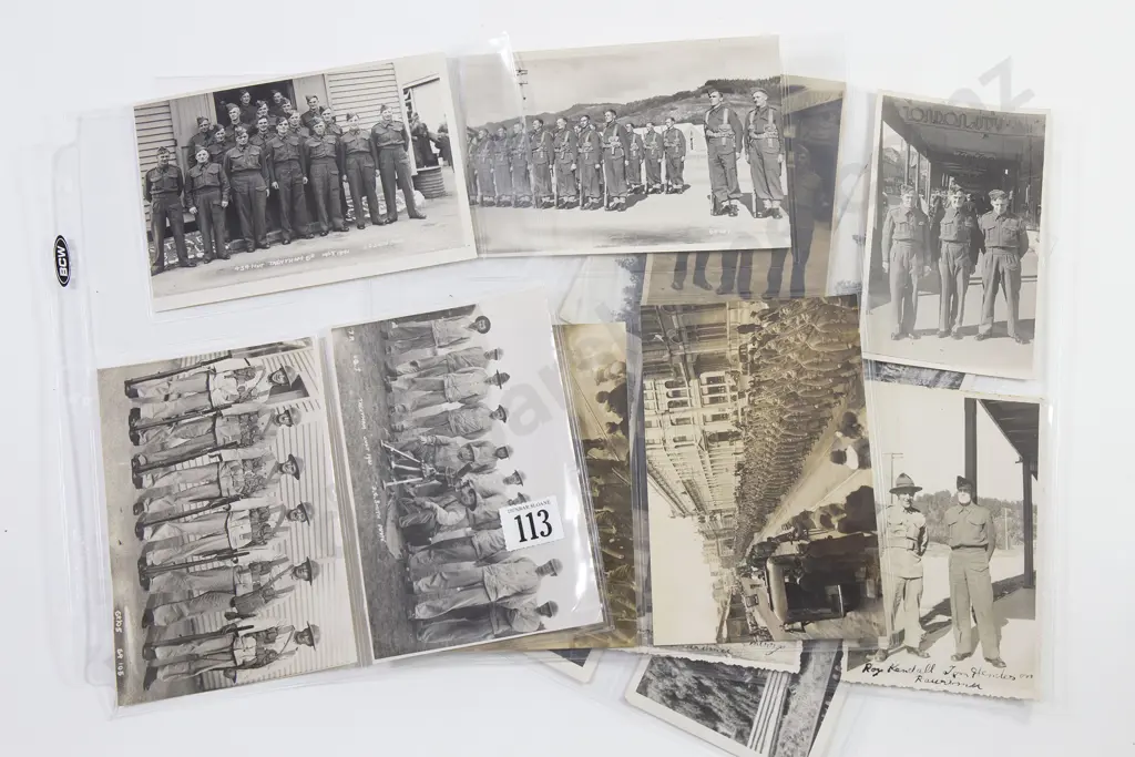 Fifteen WWII Military Image Postcards Image 1++