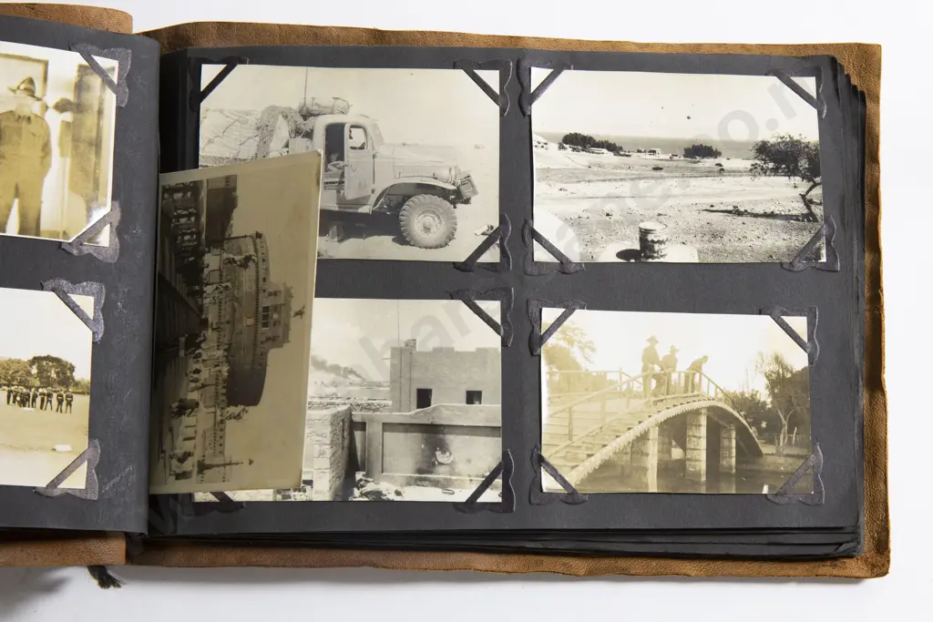 Collection WWII Military Snapshot Photographs Image 1++