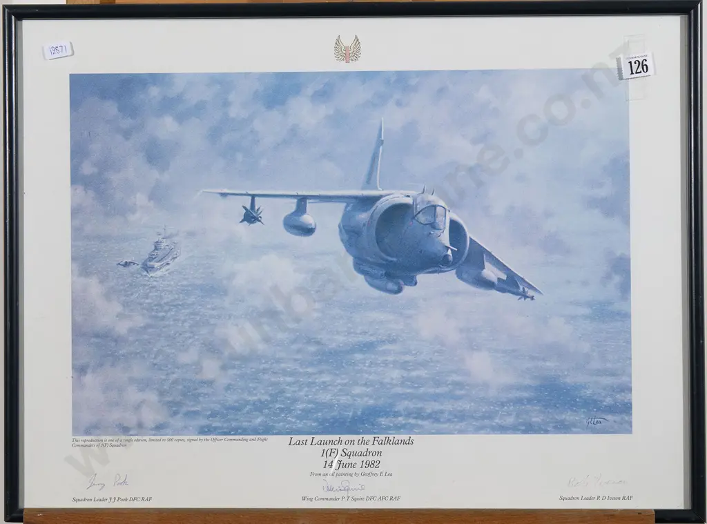 Signed Air Force Print Image 1++